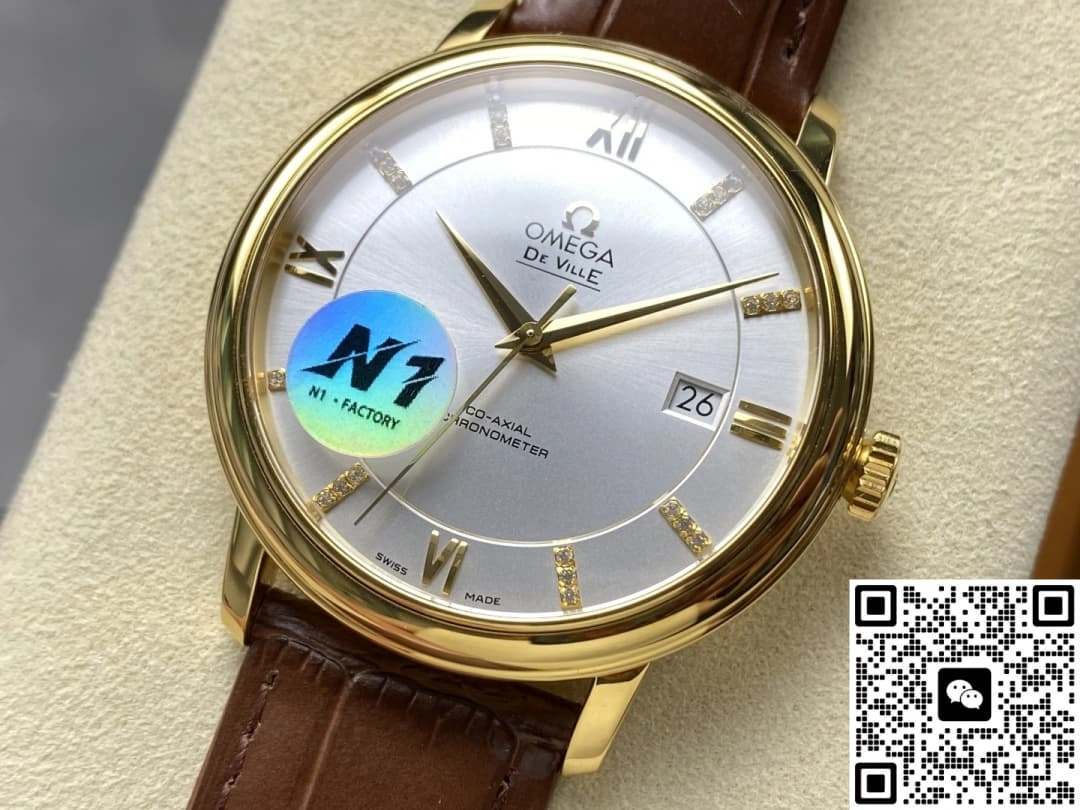 N1 Factory Omega De Ville 424.53.40.20.52.001 1:1 Best Edition Replica Watch